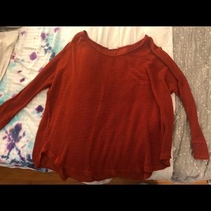 Red Knit Sweater
